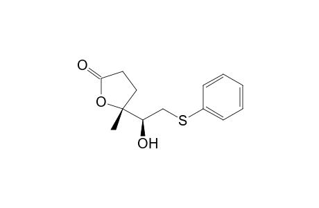 (4R*,5S*)4,5-dihydroxy-4-methyl-6-phenylthiohexanoic 1,4-lactone