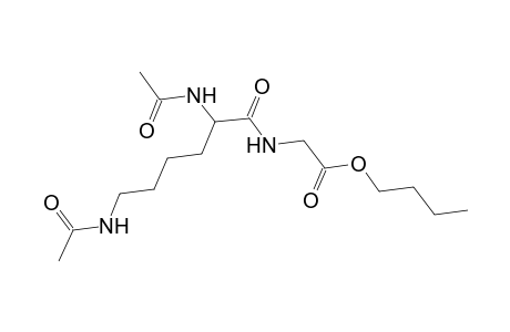 Butyl ([2,6-bis(acetylamino)hexanoyl]amino)acetate