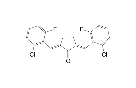 cyclopentanone, 2,5-bis[(2-chloro-6-fluorophenyl)methylene]-, (2E,5E)-