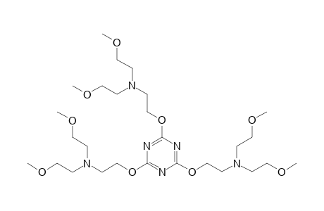 N-[2-[[4,6-bis[2-[bis(2-methoxyethyl)amino]ethoxy]-1,3,5-triazin-2-yl]oxy]ethyl]-2-methoxy-N-(2-methoxyethyl)ethanamine