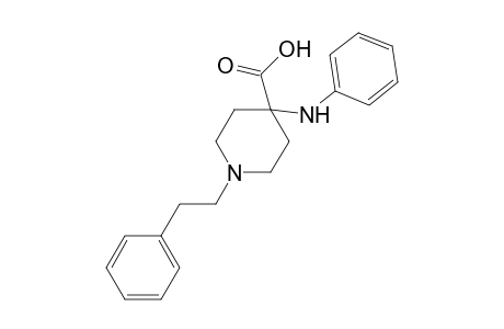 1-Phenethyl-4-phenylamino-piperidine-4-carboxylic acid