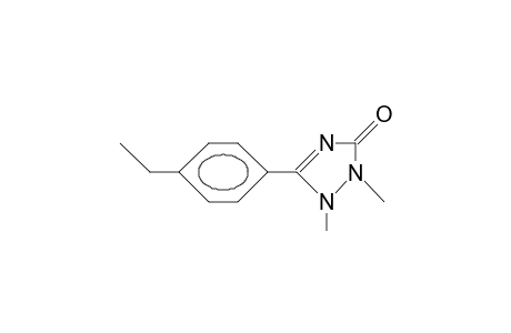 1,2-Dimethyl-5-(4-ethyl-phenyl)-2,3-dihydro-1,2,4-triazol-3-one