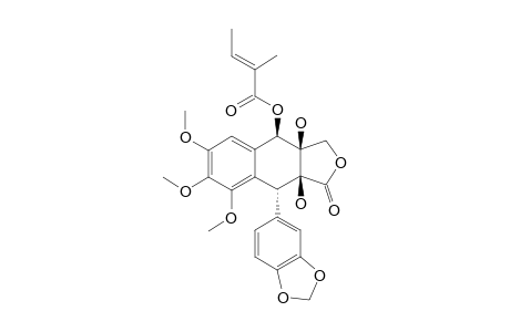 ERLANGERIN-A;2-BETA,3-BETA-DIHYDROXY-6-METHOXY-4-BETA-ANGELOYLOXY-ISOPICROPOLYGAMATIN