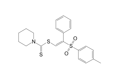2-Phenyl-2-(p-tolylsulfonyl)vinyl N,N-(pentamethylene)-dithiocarbamate