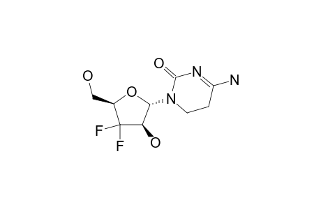 4-amino-1-[(2S,3R,5R)-4,4-difluoro-3-hydroxy-5-methylol-tetrahydrofuran-2-yl]-5,6-dihydropyrimidin-2-one
