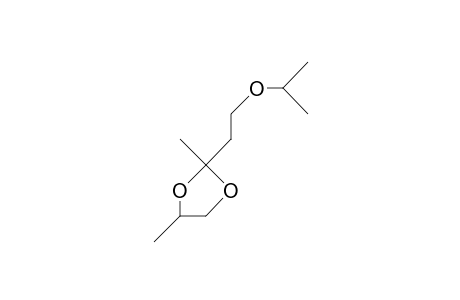 2-(2-Isopropoxy-ethyl)-2,4-dimethyl-1,3-dioxolane