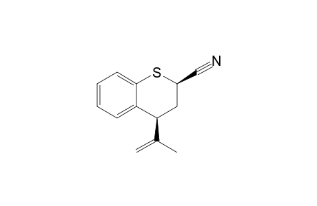 cis-4-Isopropenyl-3,4-dihydro-2H-benzo[b]thiine-2-carbonitrile