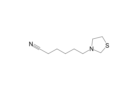 Hexanenitrile, 6-(thiazolidin-3-yl)-