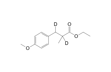 2,3-Dideuterio-3-(4-methoxyphenyl)-2-methyl-propionic acid ethyl ester