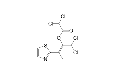 1-(Dichloromethyl)-2-(2-thiazolyl)-1-propenyl ester of dichloroacetic acid