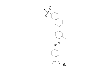 Benzenesulfonic acid, 3-[[ethyl[3-methyl-4-[(4-nitrophenyl)azo]phenyl]amino]methyl]-, sodium salt
