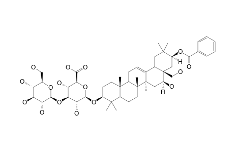 21-BETA-O-BENZOYLSITAKISOGENIN-3-O-BETA-D-GLUCOPYRANOSYL-(1->3)-BETA-D-GLUCOCOPYRANOSIDE