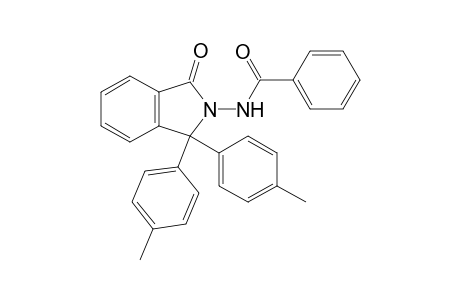 N-Benzamido-3,3-di(p-tolyl)-2,3-dihydroisoindol-1-one