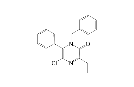 1-Benzyl-5-chloro-3-ethyl-6-phenyl-2(1H)-pyrazinone