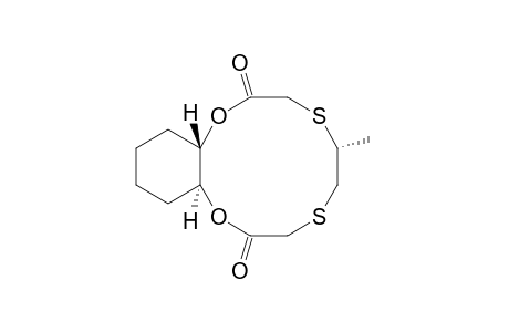 (1S*,6R*,12S*)-6-Methyl-1,12-(tetramethylene)-5,8-dithio-2,11-dioxacyclododecan-3,10-dione