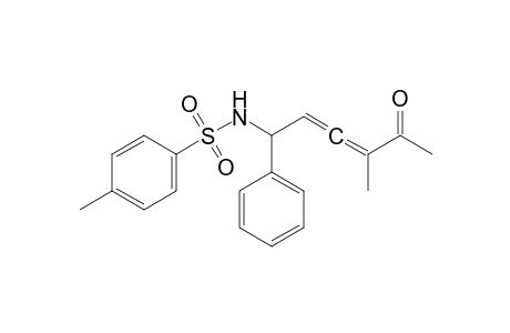 4-Methyl-N-(4'-methyl-5'-oxo-1'-phenylhexa-2',3'-dienyl)-benzene-sulfonamide