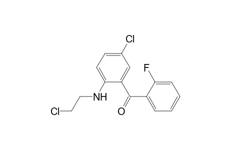 Methanone, [5-chloro-2-[(2-chloroethyl)amino]phenyl](2-fluorophenyl)-