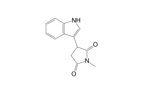 3-(1H-indol-3-yl)-1-methyl-pyrrolidine-2,5-dione