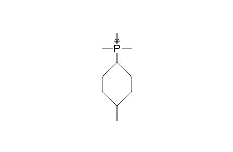 Trimethyl-(cis-4-methyl-cyclohexyl)-phosphonium cation