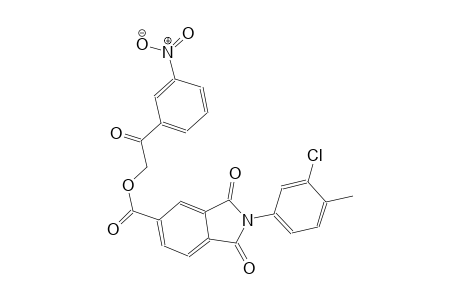 1H-isoindole-5-carboxylic acid, 2-(3-chloro-4-methylphenyl)-2,3-dihydro-1,3-dioxo-, 2-(3-nitrophenyl)-2-oxoethyl ester