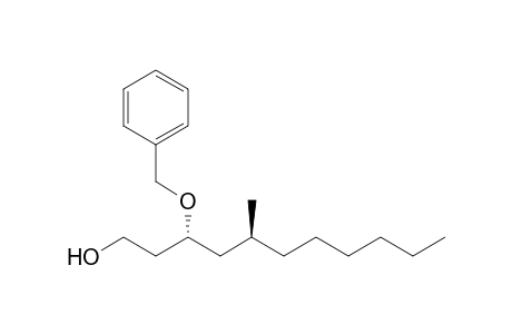 (3R,5S)-5-Methyl-3-(phenylmethoxy)undecan-1-ol