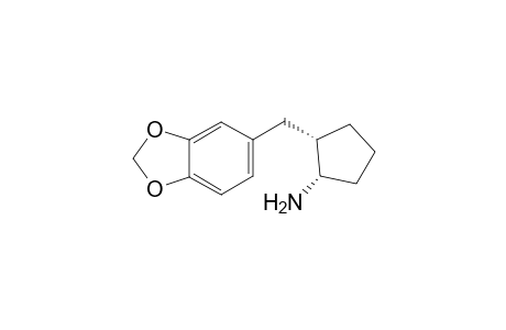 cis-2-(3,4-methylenedioxybenzyl)cyclopentylamine