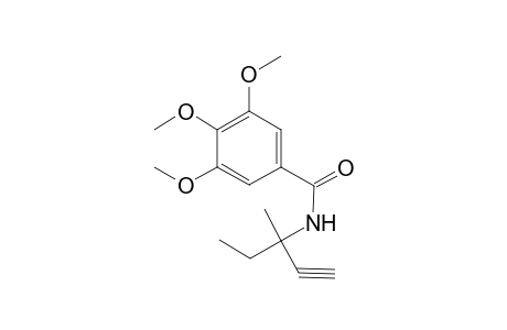 Benzamide, N-(1-ethyl-1-methylprop-2-ynyl)-3,4,5-trimethoxy-