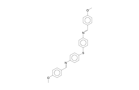 N-[(E)-(4-Methoxyphenyl)methylidene]-N-(4-[(4-([(E)-(4-methoxyphenyl)methylidene]amino)phenyl)sulfanyl]phenyl)amine