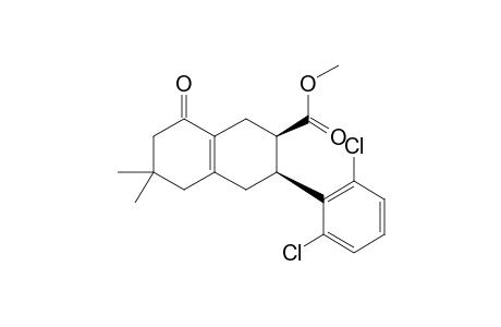 Methyl (2R,3S)-rel-3-(2,6-Dichlorophenyl)-1,2,3,4,5,6,7,8-octahydro-6,6-dimethyl-8-oxo-2-naphthalenecarboxylate