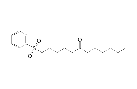 1-Phenylsulfonyldodecan-6-one