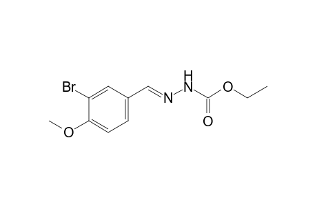 3-(3-bromo-4-methoxybenzylidene)carbazic acid, ethyl ester