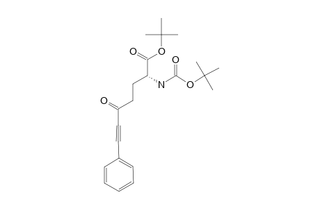 (S)-2-TERT.-BUTOXYCARBONYLAMINO-5-OXO-7-PHENYLHEPT-6-YNOIC-ACID-TERT.-BUTYLESTER