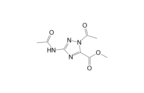 Methyl 1-Acetyl-3-acetylamino-1H-[1,2,4]triazole-5-carboxylate