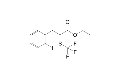 2-[(trifluoromethyl)thio]-3-(2-iodophenyl)propanoic acid ethyl ester