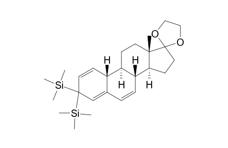 3,3-bis(trimethylsilyl)-17,17-ethylenedioxy estratriene