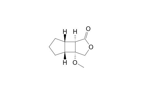 exo-2-Methoxy-4-oxatbicyclo[5.3.0.0(2,6)]decan-5-one