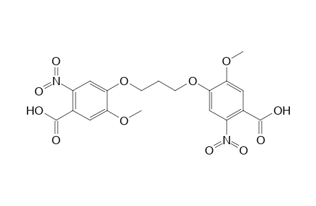 4-[3-(4-carboxy-2-methoxy-5-nitro-phenoxy)propoxy]-5-methoxy-2-nitro-benzoic acid