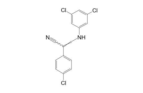 p-CHLORO-beta-(3,5-DICHLOROANILINO)ATROPONITRILE