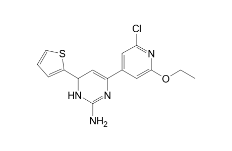 6-[2'-Chloro-6'-ethoxypyridin-4'-yl]-2-amino-3,4-dihydro-4-(2"-thienyl)pyrimidine