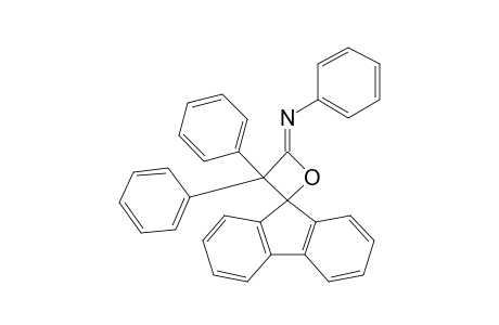 Aniline, N-(3',3'-diphenylspiro[fluorene-9,2'-oxetan]-4'-ylidene)-