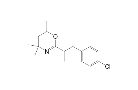 2-(1'-p-chlorobenzyl)-ethyl-4,4,6-trimethyl-5,6-dihydro-4H-1,3-oxazine