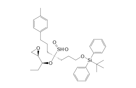 4(S)-1-((tert-Butyldiphenylsilyl)oxy)-4-[1(S)-1-(2(R)-oxiranyl)propoxy]-7-(tolyl-4-sulfonyl)heptane