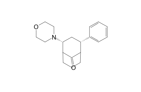 (2R*)-Morpholine-(4S*)-phenylbicyclo[3.3.1]nonan-9-one