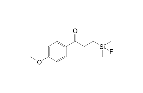 3-[fluoranyl(dimethyl)silyl]-1-(4-methoxyphenyl)propan-1-one