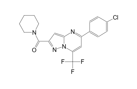 pyrazolo[1,5-a]pyrimidine, 5-(4-chlorophenyl)-2-(1-piperidinylcarbonyl)-7-(trifluoromethyl)-