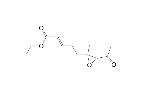 (E)-5-(3-acetyl-2-methyl-2-oxiranyl)-2-pentenoic acid ethyl ester