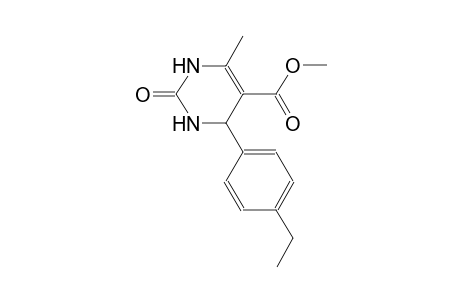 methyl 4-(4-ethylphenyl)-6-methyl-2-oxo-1,2,3,4-tetrahydro-5-pyrimidinecarboxylate