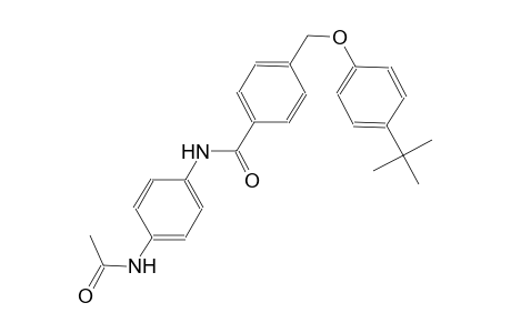 N-[4-(acetylamino)phenyl]-4-[(4-tert-butylphenoxy)methyl]benzamide