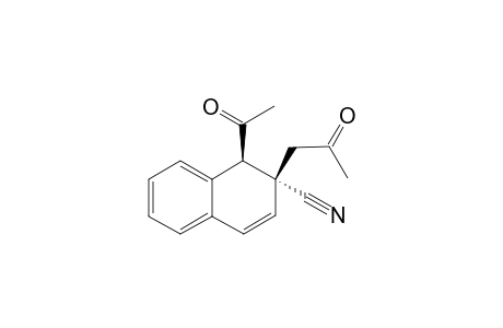 1-Acetyl-2-cis-acetonyl-2-tran-cyano-1,2-dihydronaphthalene