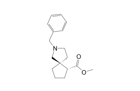 (5R*,6S*)-METHYL-N-BENZYL-2-AZASPIRO-[4.4]-NONANE-6-CARBOXYLATE
